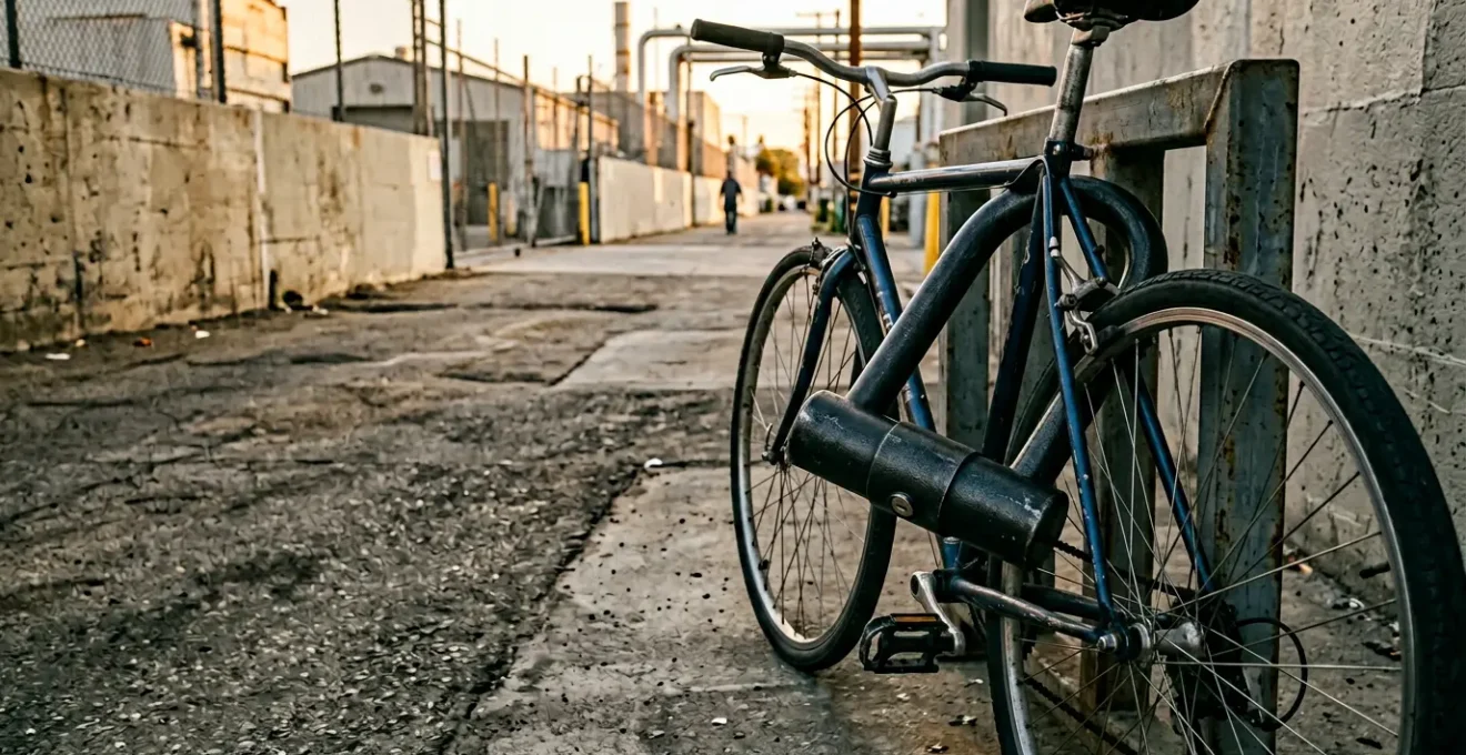 Test de résistance d'un antivol de vélo face à une meuleuse d'angle