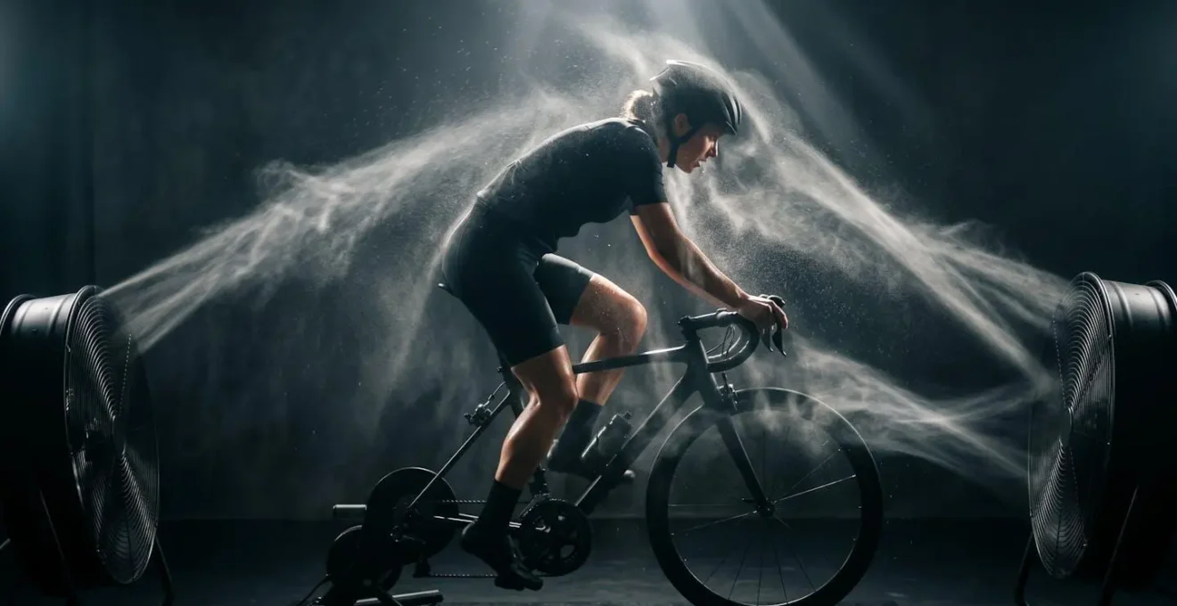 Configuration optimale de ventilateurs pour home trainer avec placement stratégique